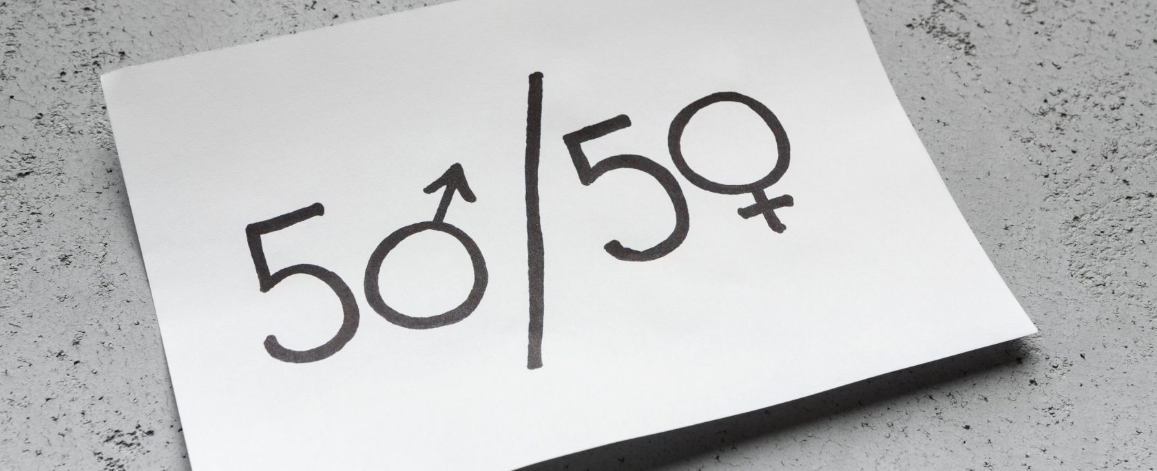 Text,50/50,Written,On,Piece,Of,Paper,,Zeros,As,Female